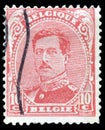 Belgium on postage stamps Royalty Free Stock Photo