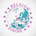 Belgium round logo.