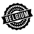 Belgium stamp rubber grunge