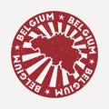 Belgium stamp.