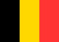 Belgium vector flag Royalty Free Stock Photo