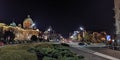 Belgrade City Hall by night Royalty Free Stock Photo