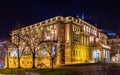 Belgrade City Hall at night Royalty Free Stock Photo