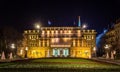 Belgrade City Hall at night Royalty Free Stock Photo