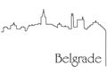 Belgrade capital city Royalty Free Stock Photo