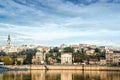 Belgrade City over the Sava river