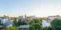 Belgrade cityscape wide panorama during summer Royalty Free Stock Photo