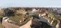 Belgrade fortress, aerial view Royalty Free Stock Photo