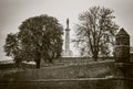 Belgrade fortress in dramatical retouch Royalty Free Stock Photo