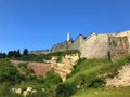 Belgrade Fortress walls and The Victor, Serbia