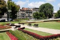 Belgrade historic square with beautiful park