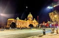 Belgrade night national assembly building Royalty Free Stock Photo