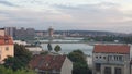 Belgrade panorama of the city of New Belgrade