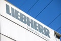 Liebherr logo on their main office in Belgrade.