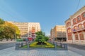 Students Square serbian: Studentski trg is one of the central town squares of Belgrade, the capital of Serbia.