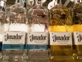 Tequila El Jimador logo on one of their bottles.