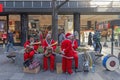 Santa Claus Musicians Royalty Free Stock Photo