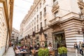 Knez Mihailova Street is the main pedestrian and shopping zone in Belgrade, Serbia