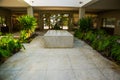 BELGRADE, SERBIA: House of flowers. Photo of tomb of Josip Broz Tito in the mausoleum. House of flowers