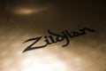Zildjian cymbal in Belgrade, Serbia. Royalty Free Stock Photo