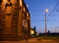 Lower sections of Branko`s Bridge, Belgrade, Serbia