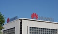 BELGRADE, SERBIA - JUN 16, 2019: Huawei logo sign