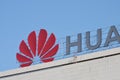 BELGRADE, SERBIA - JUN 16, 2019: Huawei logo Royalty Free Stock Photo