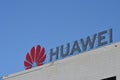 BELGRADE, SERBIA - JUN 16, 2019: Huawei logo Royalty Free Stock Photo