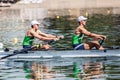 Lithuanian athletes on a World Rowing Cup Competition rowing