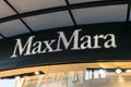 Max Mara store sign