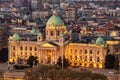 Serbian National Assembly Belgrade. Royalty Free Stock Photo