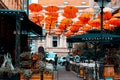 Belgrade, Serbia - March 12, 2019: Famous cafe and restaurant in Belgrade