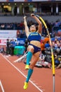 Athletics - Pole Vault woman, KYLYPKO Maryna Royalty Free Stock Photo