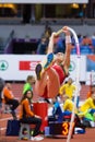 Athletics - Pole Vault woman, YAKALTSEVICH Iryna Royalty Free Stock Photo