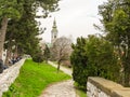 BELGRADE, SERBIA - MARCH 06, 2013: View of the city center of Belgrade, Serbia Royalty Free Stock Photo