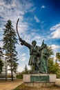 Belgrade, Serbia 07/09/2017: Monument of Milos Obrenovic in Belgrade