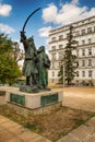 Belgrade, Serbia 07/09/2017: Monument of Milos Obrenovic in Belgrade Royalty Free Stock Photo