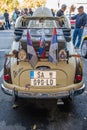 Old italian car Fiat 500 Topolino. Royalty Free Stock Photo