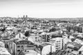 Belgrade, Serbia 11.09.2017. : Panorama of Belgrade taken from the temple Saint Sava