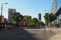 Belgrade, Serbia, 9.9.2023 Pride protest march entry point from Slavia Square towards King Milan Street. Start of The