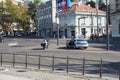 Belgrade, Serbia, 9.9.2023 Pride protest march Slavia Square. The Pride march. Police cordon in the Belgrade center. A