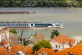 cruise riverboat on Danube river, Belgrade, Serbia