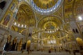 BELGRADE, SERBIA - September 7, 2022: The interior of the Temple of Saint Sava, Belgrade, Serbia