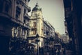 BELGRADE, SERBIA - SEPTEMBER 23: Knez Mihailova Street on September 23, 2015 in Belgrade, Serbia. Street is the main shopping mile Royalty Free Stock Photo