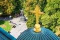 Belgrade, Serbia - September 11, 2017 : Look from the viewpoint on the temple Saint Sava in Belgrade