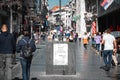 Belgrade, Serbia - September 26, 2019: View of Knez Mihailova, a modern urban commercial shopping street Royalty Free Stock Photo