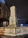 Belgrade Serbia Terazije fountain by night