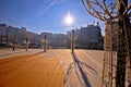 Belgrade. Slavija square in Beograd nature and architecture view