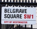 Belgrave Square in London, UK