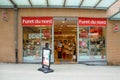 Belgum, Louvain-la-Neuve, Facade of Le Furet du Nord bookstore